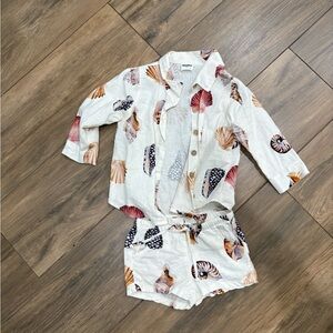 Show Me Your Mumu Seashell Print Cabana Set